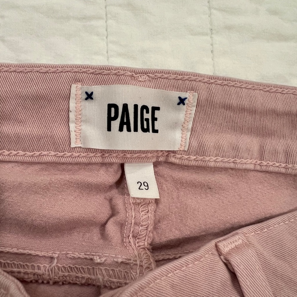 PAIGE Women's Verdugo Ankle Skinny Jeans Color Spanish Rose--Size 29 - Picture 9 of 16